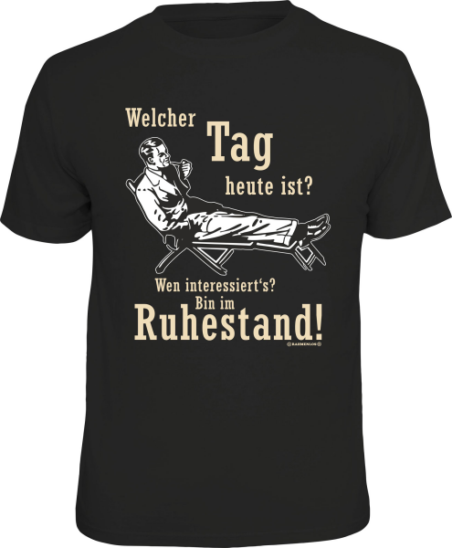Ruhestand - Textilien - Welcher Tag?