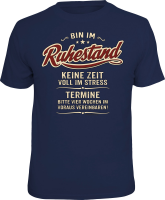 Ruhestand - Textilien - Keine Zeit
