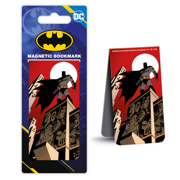 Batman - Villain Skyline - magnetisches Lesezeichen - 9x4,5 cm