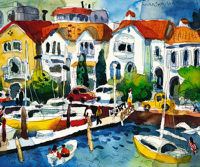 Leu, Michael - Kunstdruck - Marina, San Francisco