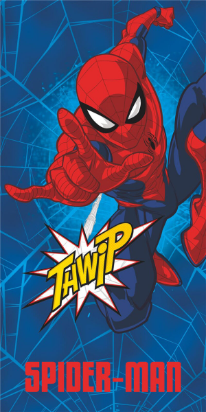 Spider-Man - Thwip - Baumwoll Handtuch - 70x140 cm - Strandtuch Badetuch