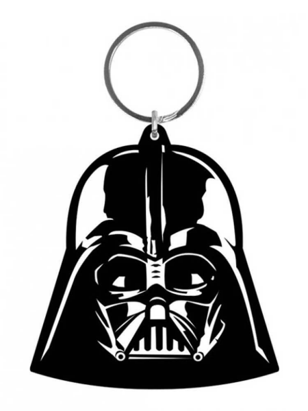 Star Wars - Darth Vader - Gummi Schlüsselanhänger Keyring - ca. 4,5x6 cm