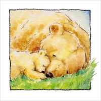 Makiko - Kunstdruck - Mother Bears Love II