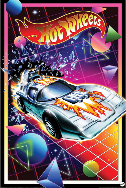 Hot Wheels Retro Blast 61x91,5 cm