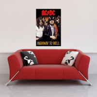 AC/DC Highway to Hell Poster 61x91,5 cm zzgl. Ü-Poster 61x91,5 cm