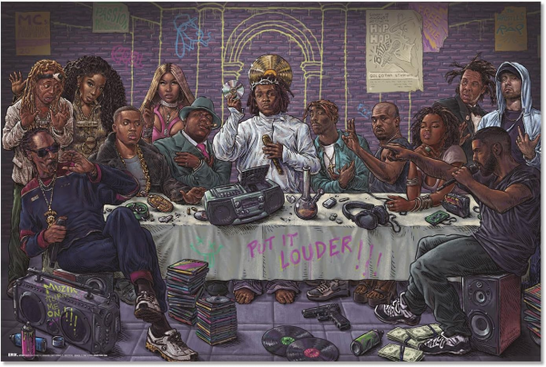 Hip Hop Das letzte Abendmahl Poster 61x91,5 cm