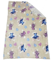 Stitch und Angel Fleecedecke110x150 cm