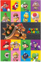 Super Mario - Characters - Poster 61x91,5 cm