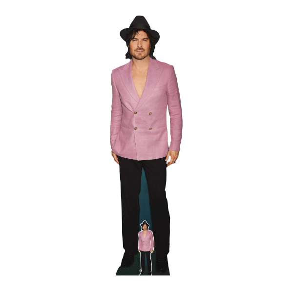 Ian Somerhalder Pink Suit Pappaufsteller 51x184 cm