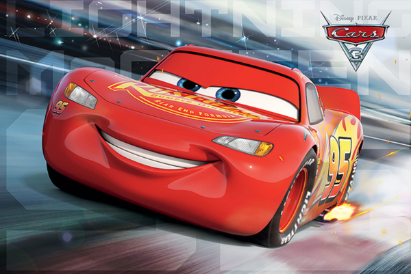 Cars - Mc Queen Race - Poster 91,5x61 cm