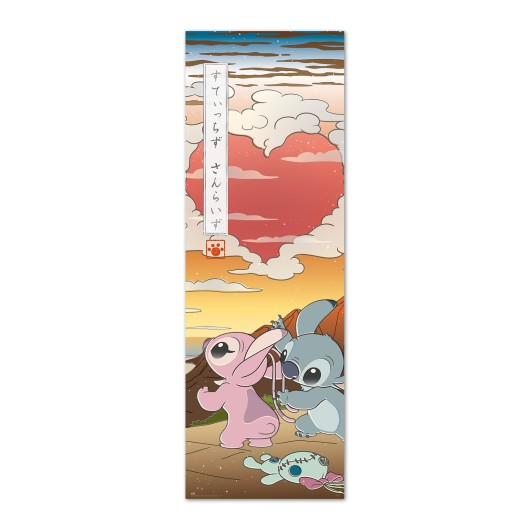 TP 835 - Stitch und Angel - Japan - Türposter 53x158 cm