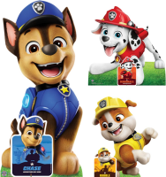 Pappaufsteller Set Paw Patrol - Chase, Marshall und Rubble