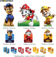 Pappaufsteller Set Paw Patrol - Chase, Marshall und Rubble