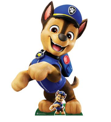 Paw Patrol - Chase - Pappaufsteller 89x133 cm