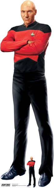 Star Trek - Captain Jean-Luc Picard - Pappaufsteller 55x176 cm