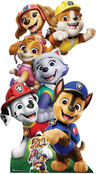 Paw Patrol - Gruppenbild - Pappaufsteller 91x164 cm