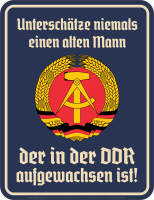 Unterschätze nie einen alten Mann - hochwertig...