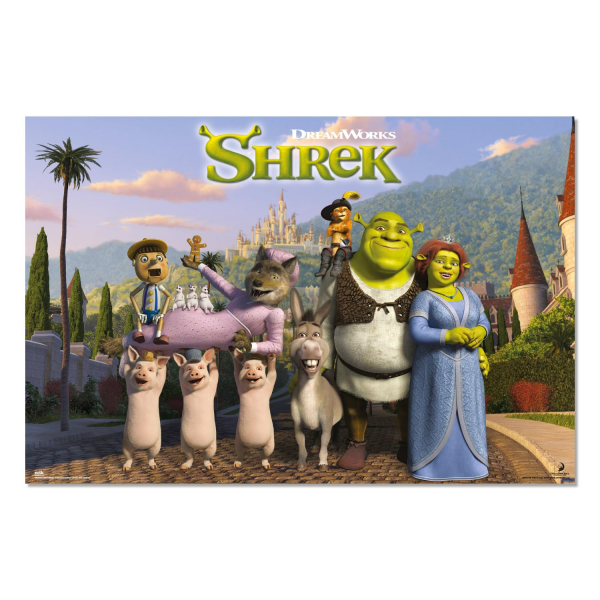 Shrek - Gruppenbild - Poster 61x91,5 cm