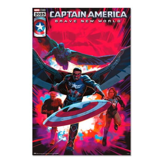 Captain America - Brave new World - Comic - Poster 61x91,5 cm