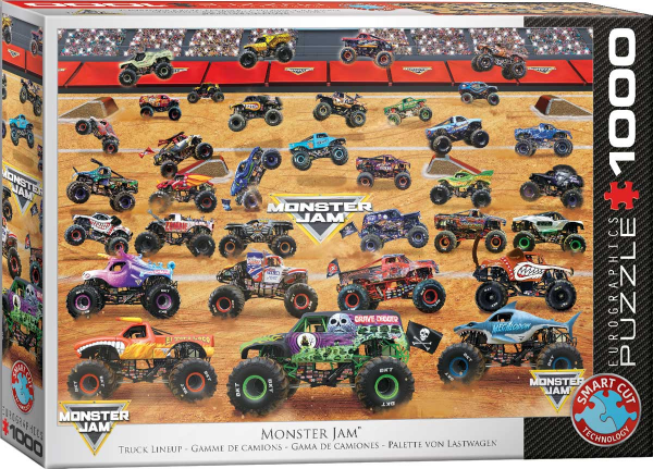 1000 Teile Puzzle - Monster Trucks