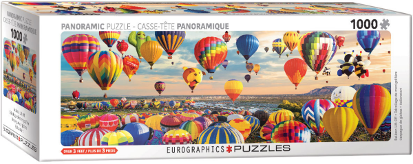 1000 Teile Panorama Puzzle - Ballonstart