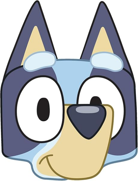 Bluey - Face Maske - 30x20 cm