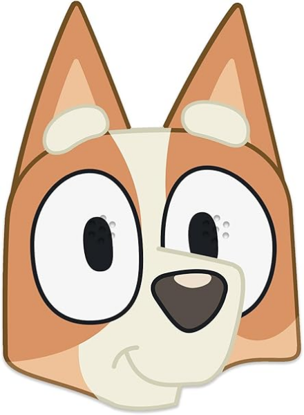 Bluey - Bingo Face Maske - 30x20 cm