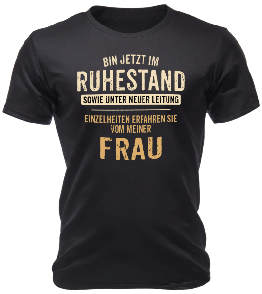 T-Shirt Rente - Einzelheiten von meiner Frau - verschiedene Größen
