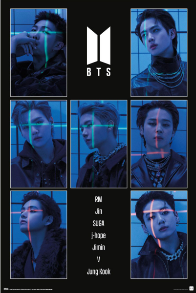 BTS - Collage Black - Poster 61x91,5 cm