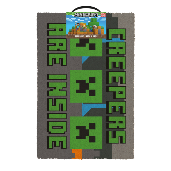 Minecraft - Creepers need Hugs - Kokos Fußmatte 60 x 40 cm Türmatte