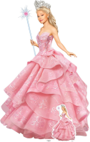 Pappaufsteller - Glinda Pink Witch - 94x150 cm