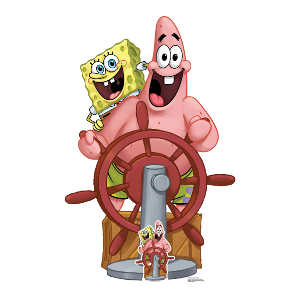 Spongebob und Patrick  - Freunde - Pappaufsteller - 133x85 cm