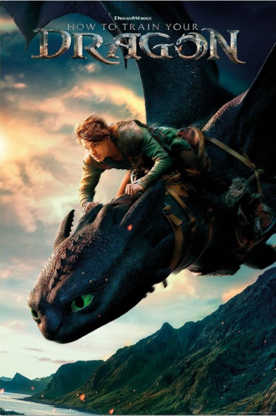 How to train your Dragon - Live Action - Teaser - Poster 61x91,5 cm