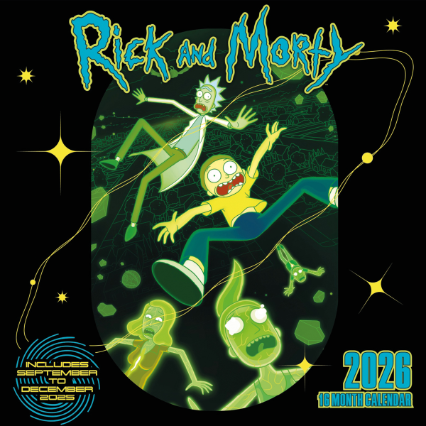 Kalender 2026 Rick & Morty - Wandkalender 30x30 cm