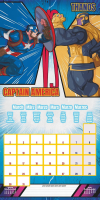 Kalender 2026 Marvel - Wandkalender 30x30 cm