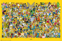 The Simpsons - Full Cast - Poster 61x91,5 cm