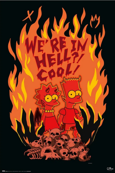 The Simpsons - In the Hell - Poster 61x91,5 cm