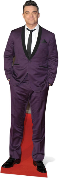 Robbie Williams - Purple Suit - Pappaufsteller 59 x186 cm