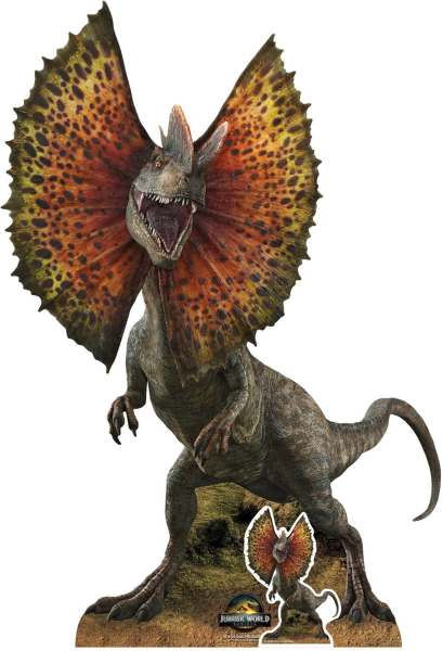 Jurassic World - Rebirth - Dilophosaurus - Pappaufsteller 135 x92 cm