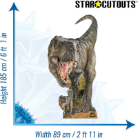 Jurassic World - Rebirth - T-Rex - Pappaufsteller 185 x 89 cm