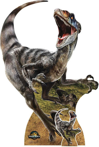 Jurassic World - Rebirth - Velociraptor - Pappaufsteller 144x94 cm