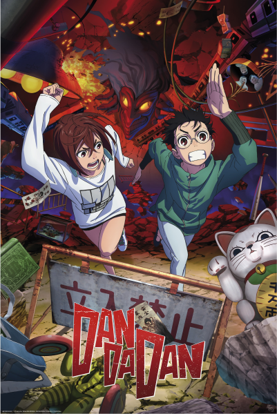 Dan Da Dan - Key Art Momo& Okarun - Poster 61x91,5 cm