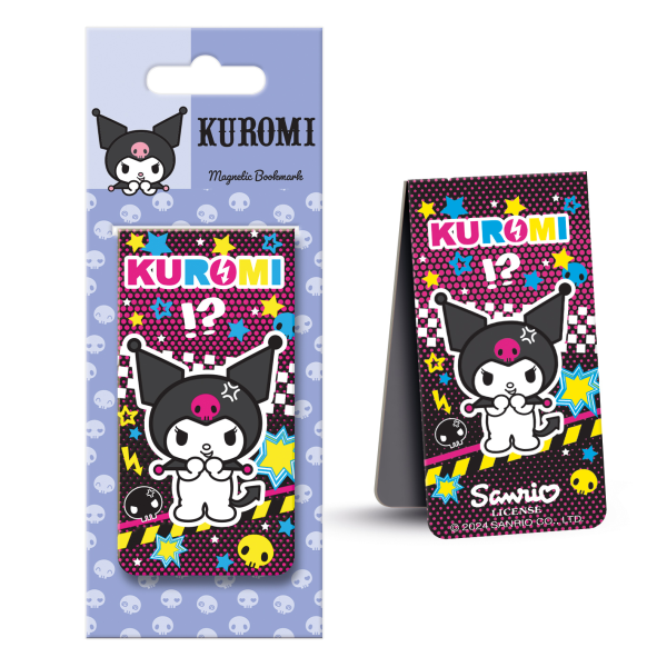 Kuromi - magnetisches Lesezeichen - 9x4,5 cm