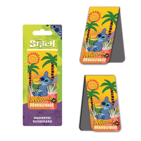 Stitch - Hawaii - magnetisches Lesezeichen - 9x4,5 cm