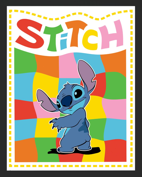 Stitch - Mosaik - Miniposter 40x50 cm