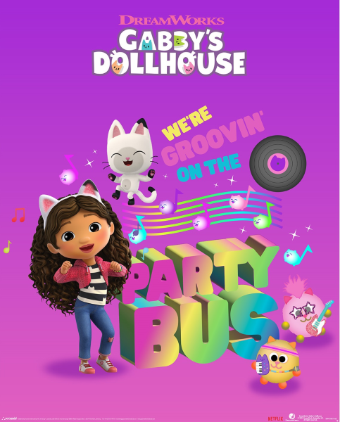 Gabby´s Dollhouse - Party Bus - Miniposter 40x50 cm
