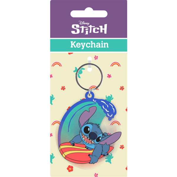 Lilo & Stitch - Surfing - Spinner Keyring