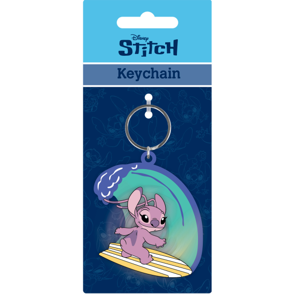 Lilo & Stitch - Angel Surfing - Spinner Keyring