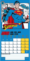 Kalender 2026 Superman - Wandkalender 30x30 cm