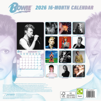 Kalender 2026 David Bowie - Wandkalender 30x30 cm